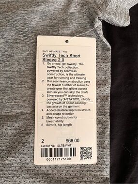 lululemon athletica Swiftly Tech Short Sleeve 2.0